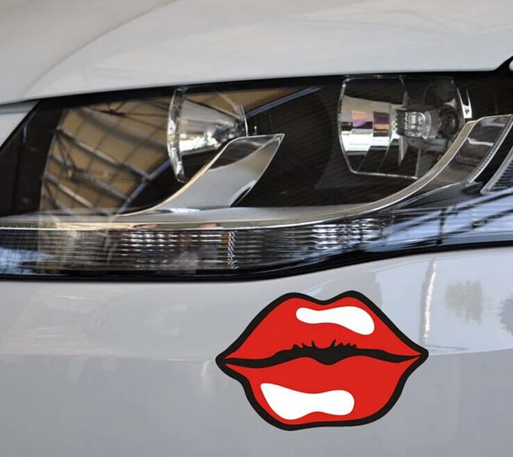 Автомобиль для укладки Sexy Средства ухода за губами наклейки и Наклейка Toyota Chevrolet