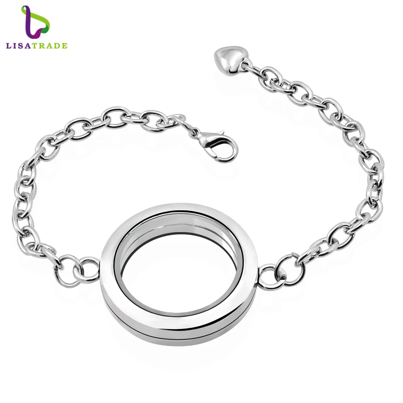Металлические Магнитные круглые звенья и цепи браслеты с застежкой лобстером