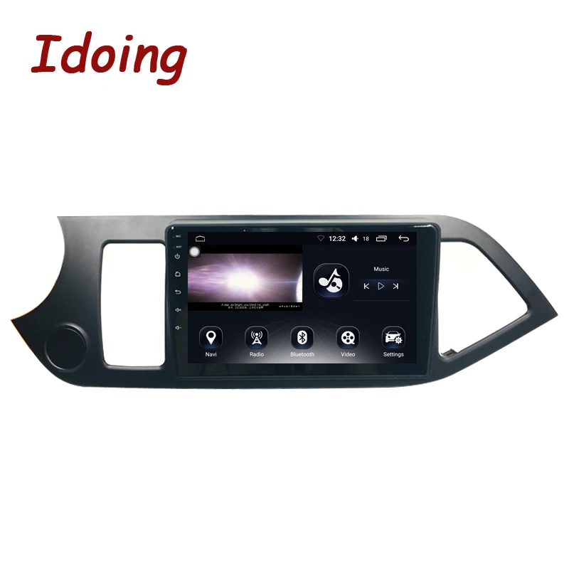 Idoing 1Din " Автомобильный Android 8,0 радио gps мультимедийный плеер для Kia Picanto Morning 2012 4G+ 64G Восьмиядерный навигатор быстрая загрузка 3g