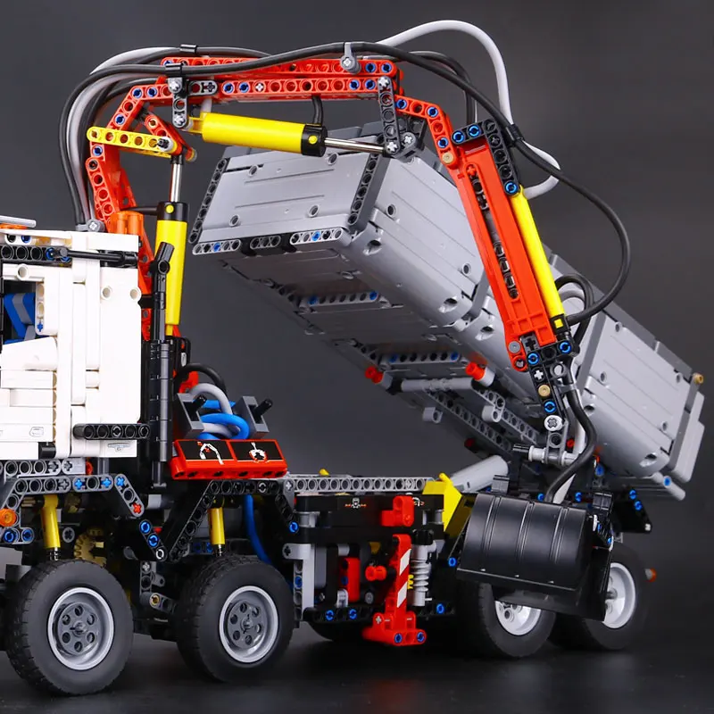 Испания DHL 20005 Technic серии Arocs модель грузовика строительные блоки кирпичи