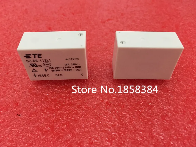 10 шт./лот OEG РЕЛЕ МОЩНОСТИ OZ SS 112L1 112L 12VDC 12В 16A 8PIN|power relay|12v 16aoeg relay |