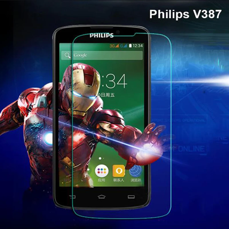 Philips Xenium V387 закаленное стекло 9H защитная пленка Взрывозащищенный протектор экрана для Philips V387