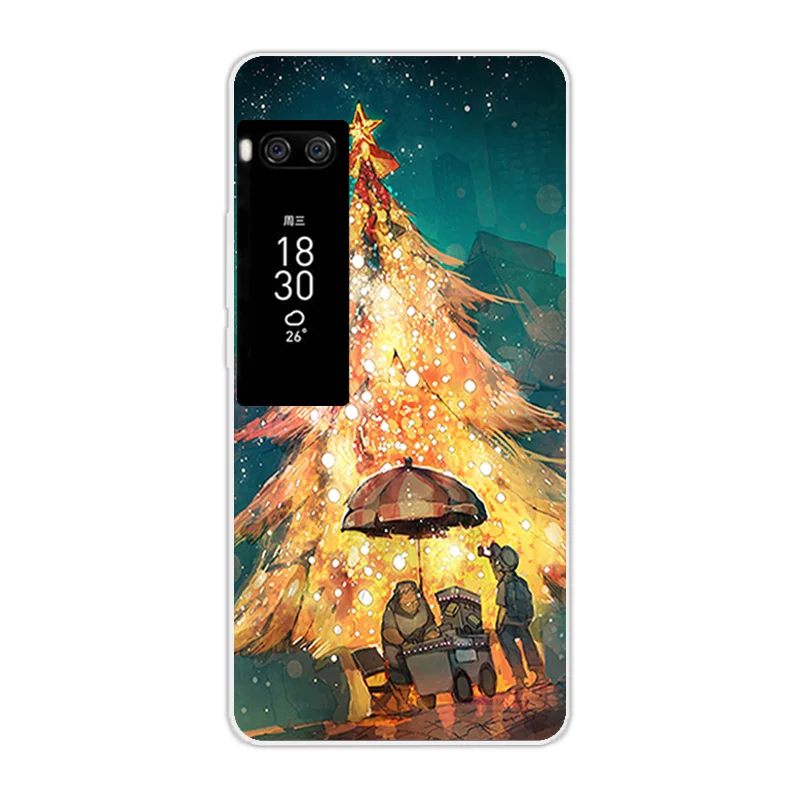 27 Роскошный ТПУ чехол для Meizu Pro 7 Plus, Рождественская ночь, задняя крышка для Meizu Pro 7 Plus, прозрачный чехол, оболочка корпуса телефона, Капа - Цвет: 27