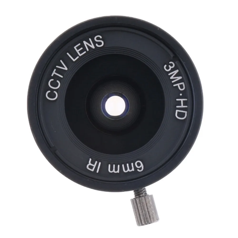 HD 3MP 1/2 &quot6 мм F1/2 Объектив с фиксированным фокусом для камеры