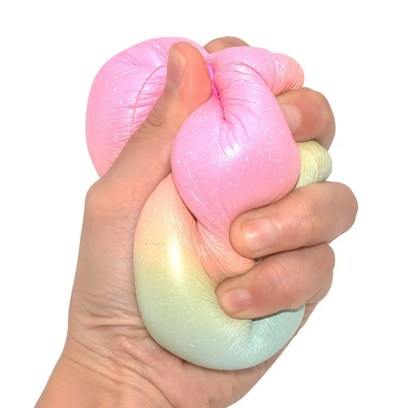 2018 Новая модель 10 см Радуга Apple крем Ароматические Squishies Шарм замедлить рост Squeeze