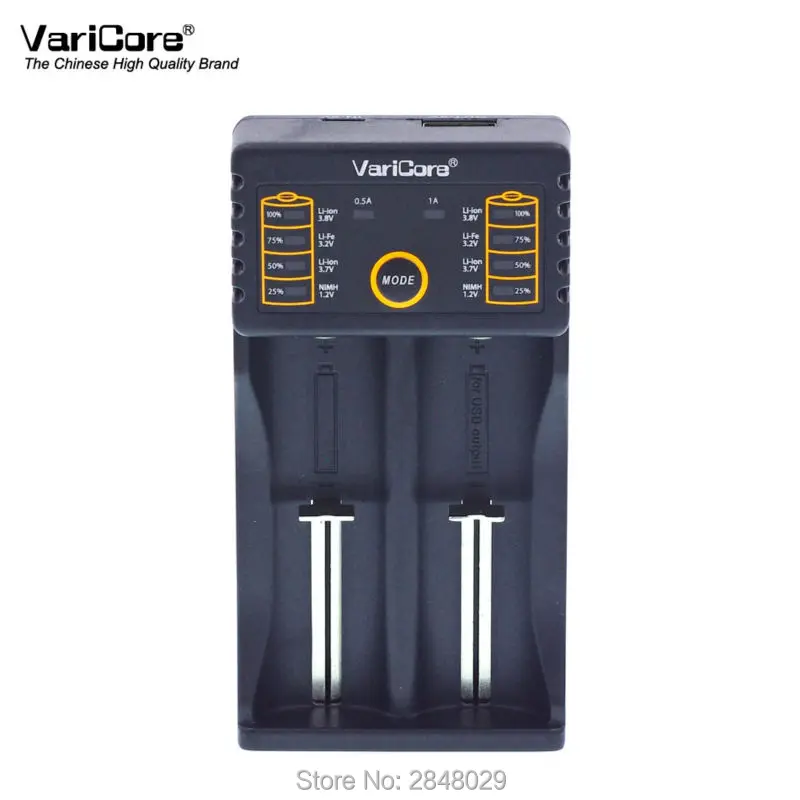 

VariCore V20i Charger 18650 1.2 3.7 3.2 3.85 The AA / AAA 18350 26650 10440 14500 16340 25500 lithium battery smart charger NiMH