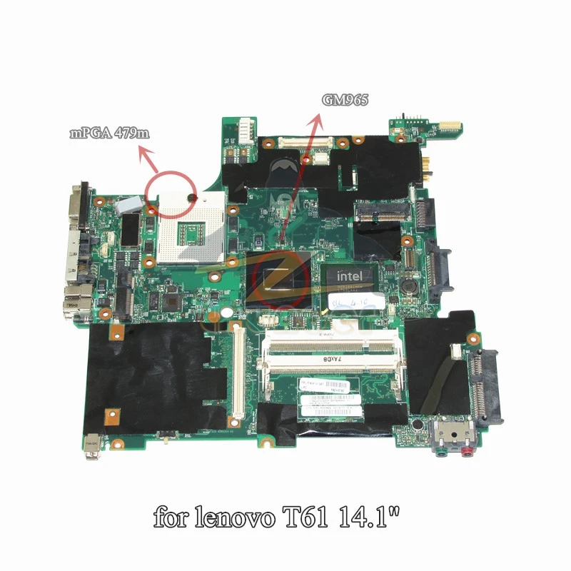 Материнская плата FRU 41W1487 P42W3782 для ноутбука lenovo thinkpad T61 14 1 GM965 DDR2|ddr2 motherboard|motherboard