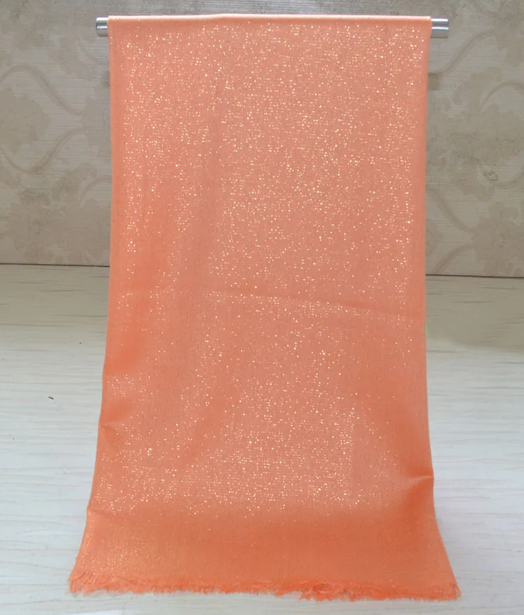 Большой мусульманский женский шарф глушитель блестящая шаль с люрексом