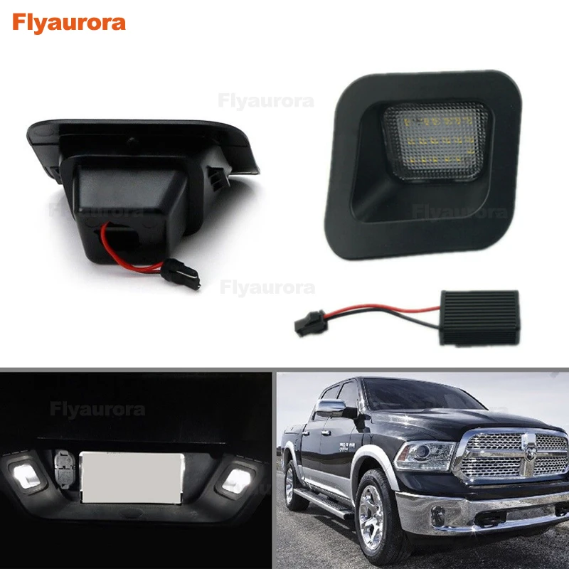 2X для Dodge RAM 1500 2500 3500 2015 2003 светодиодный задний номерной знак автомобиля