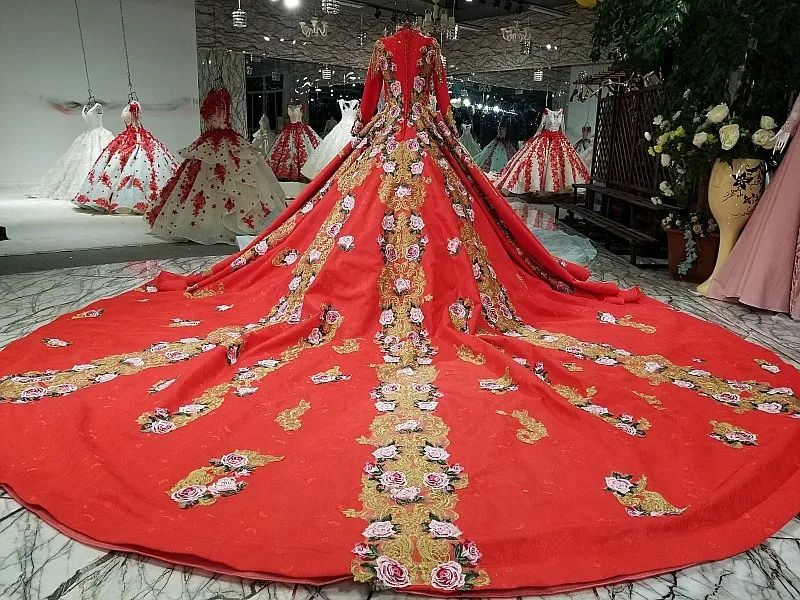 30651 с высоким воротником и длинными рукавами модное сексуальное свадебное платье