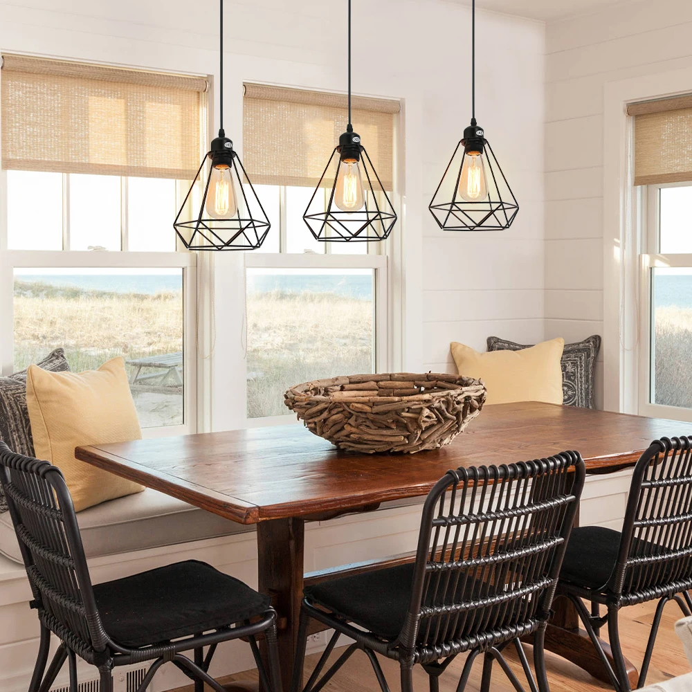 2019 винтажные подвесные светильники в скандинавском стиле металлическая