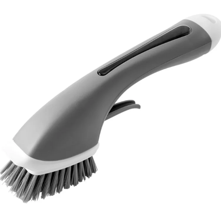 Automatic Soap Dispenser Dish Brush with Refill Liquid Sponge Cleaning Non-Slip Scrubber Washing Bowl Cleaner Tools |