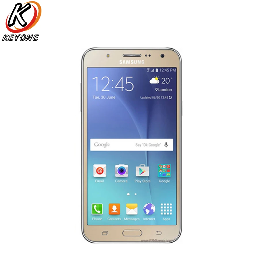 Оригинальный samsung Galaxy J7 J700F Мобильный телефон 5 &quot1 ГБ Оперативная память 16