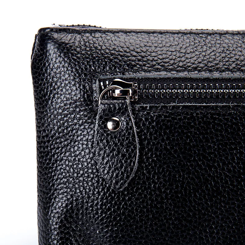 Мягкая женская сумка клатч из натуральной кожи Органайзер Натуральная Воловья