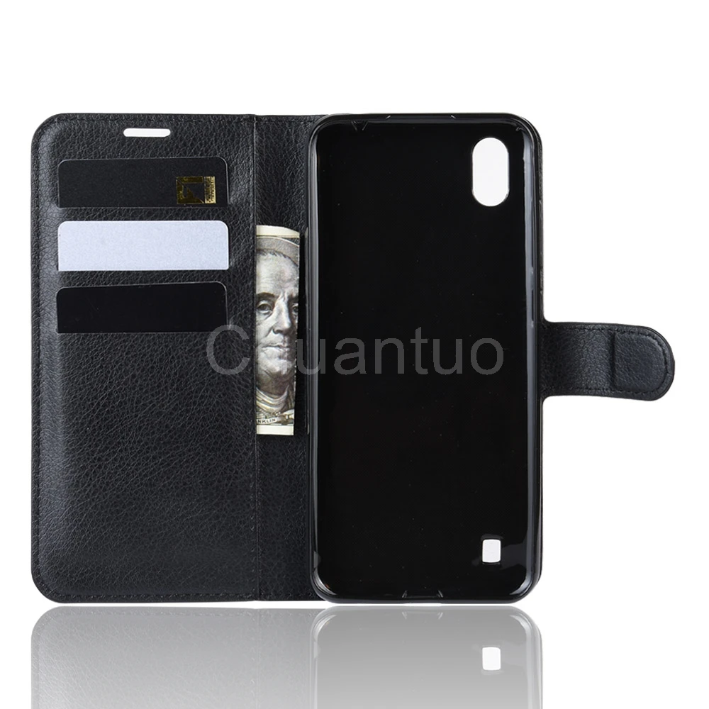 Чехол книжка из искусственной кожи PU для ZTE Blade A7 2019 флип кошелек чехлы телефонов