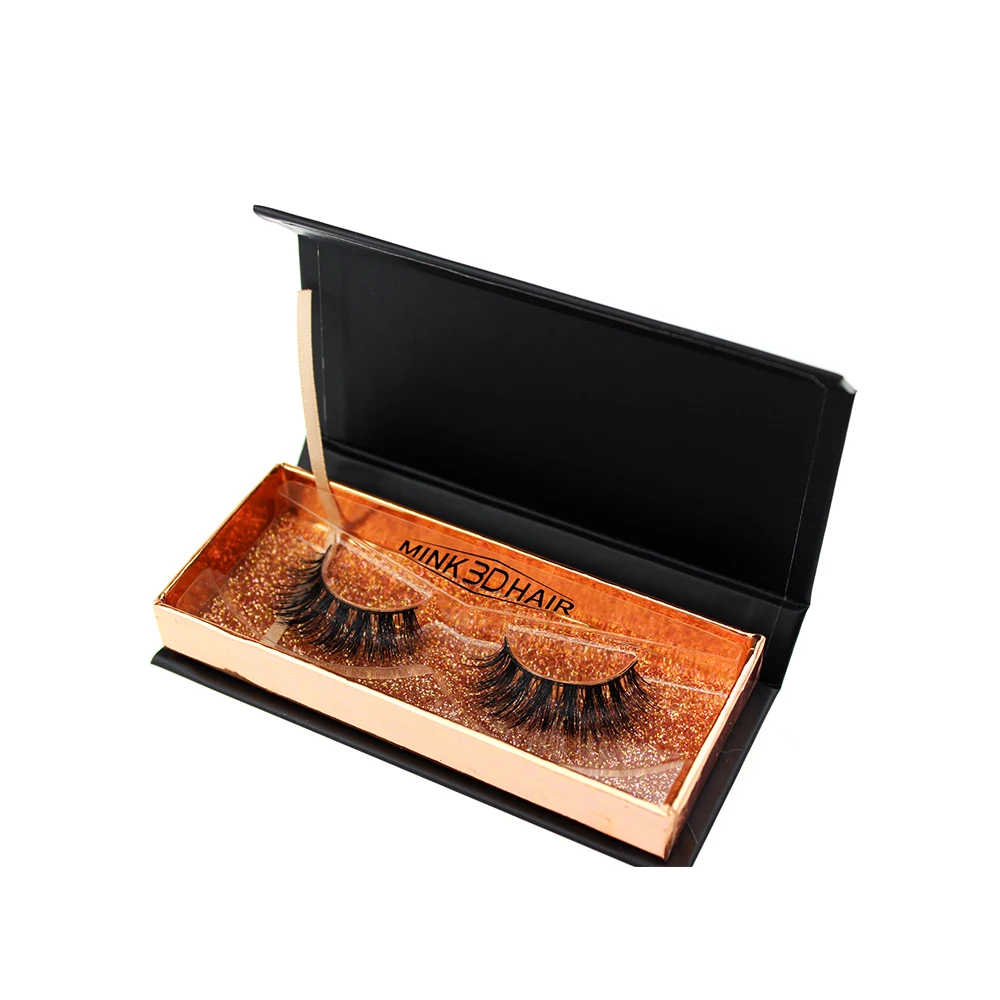 100 шт. квадратные коробки для накладных ресниц с логотипом под