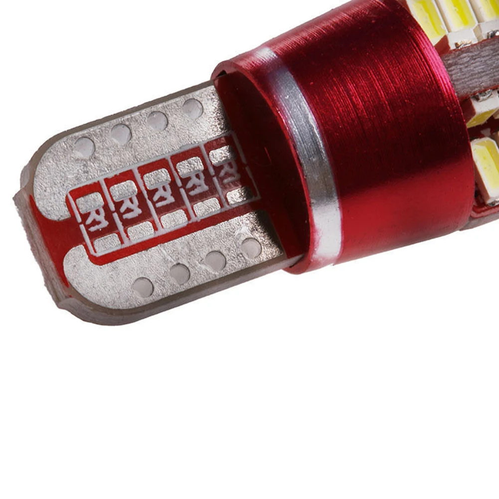 10 шт. W5W T 10 светодиодный 3014SMD автомобильный Canbus безотказная клиновая лампа для чтения лампа T 10 светодиодный Автомобильный светодиодный