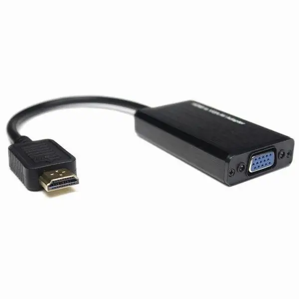 Оптовая продажа Прямая поставка 5 шт./лот 1080P преобразователь видео HDMI в VGA