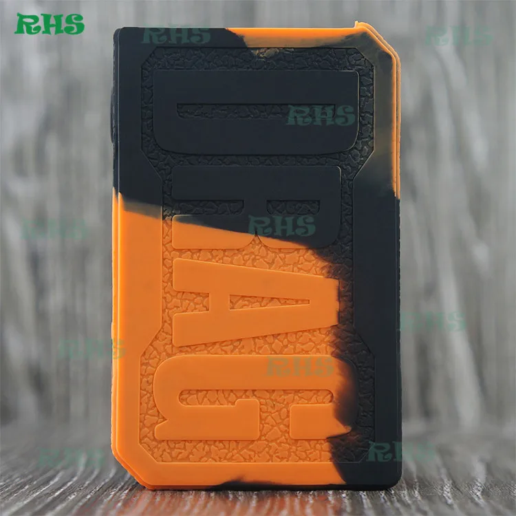 black orange RHS VOOPOO Drag 157W силиконовый чехол, толстый защитный чехол для Drag 157w mod, пылезащитный чехол - Цвет: black orange