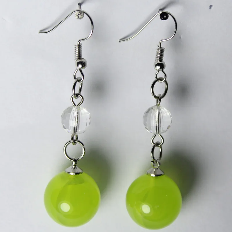 New Arrive Acrylic Beads Earrings Handmade Orange Laser Cut eco Friendly Fashion Jewelry | Украшения и аксессуары
