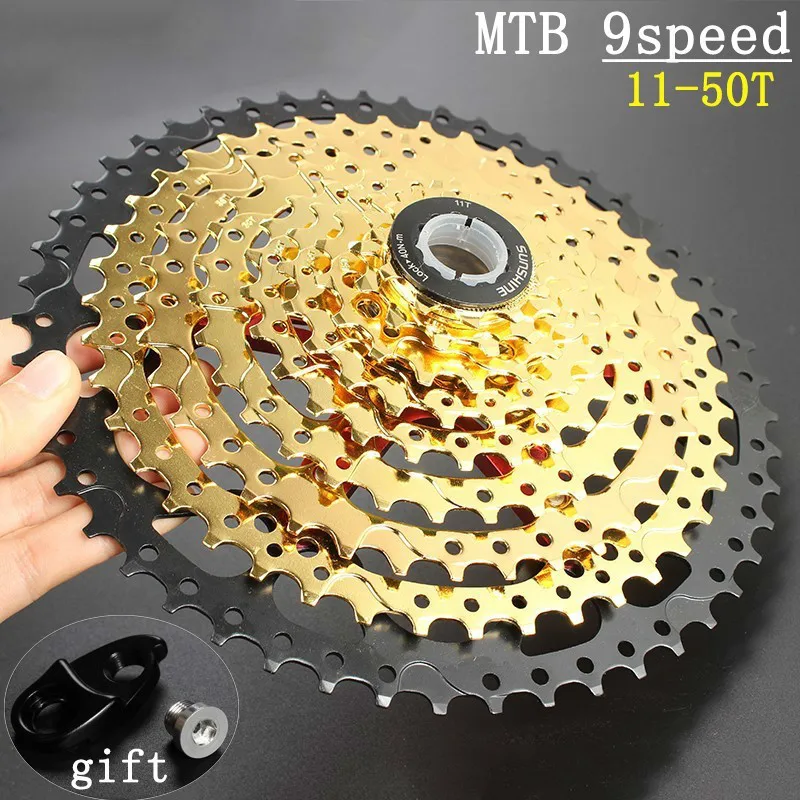 Sunshine-sz 9 скорость кассеты 11-40 t/11-42 t/11-46 t/11-50 t Ширина горного велосипеда MTB маховик совместим с M430 M4000 M590