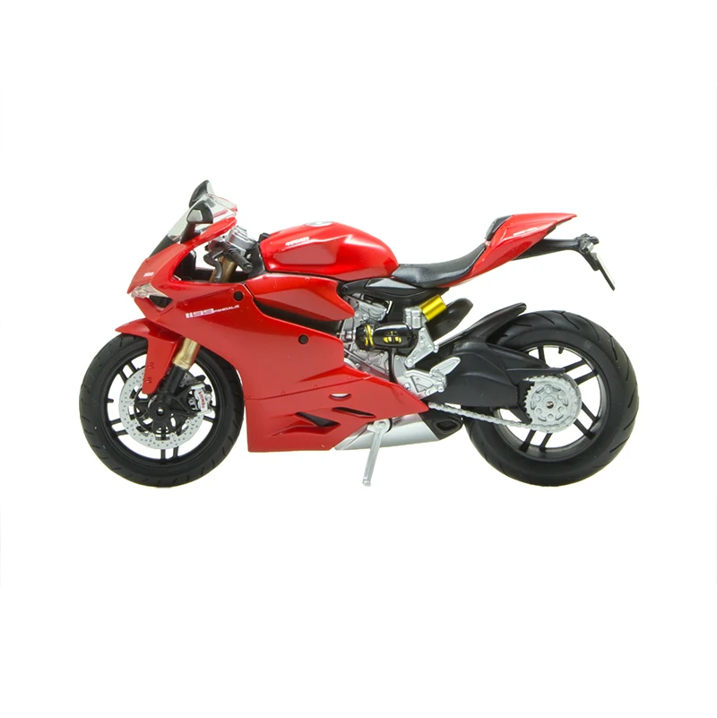 MAISTO 1:12 Ducat 1199 Panigale красная модель мотоцикла масштаб металлический велосипед