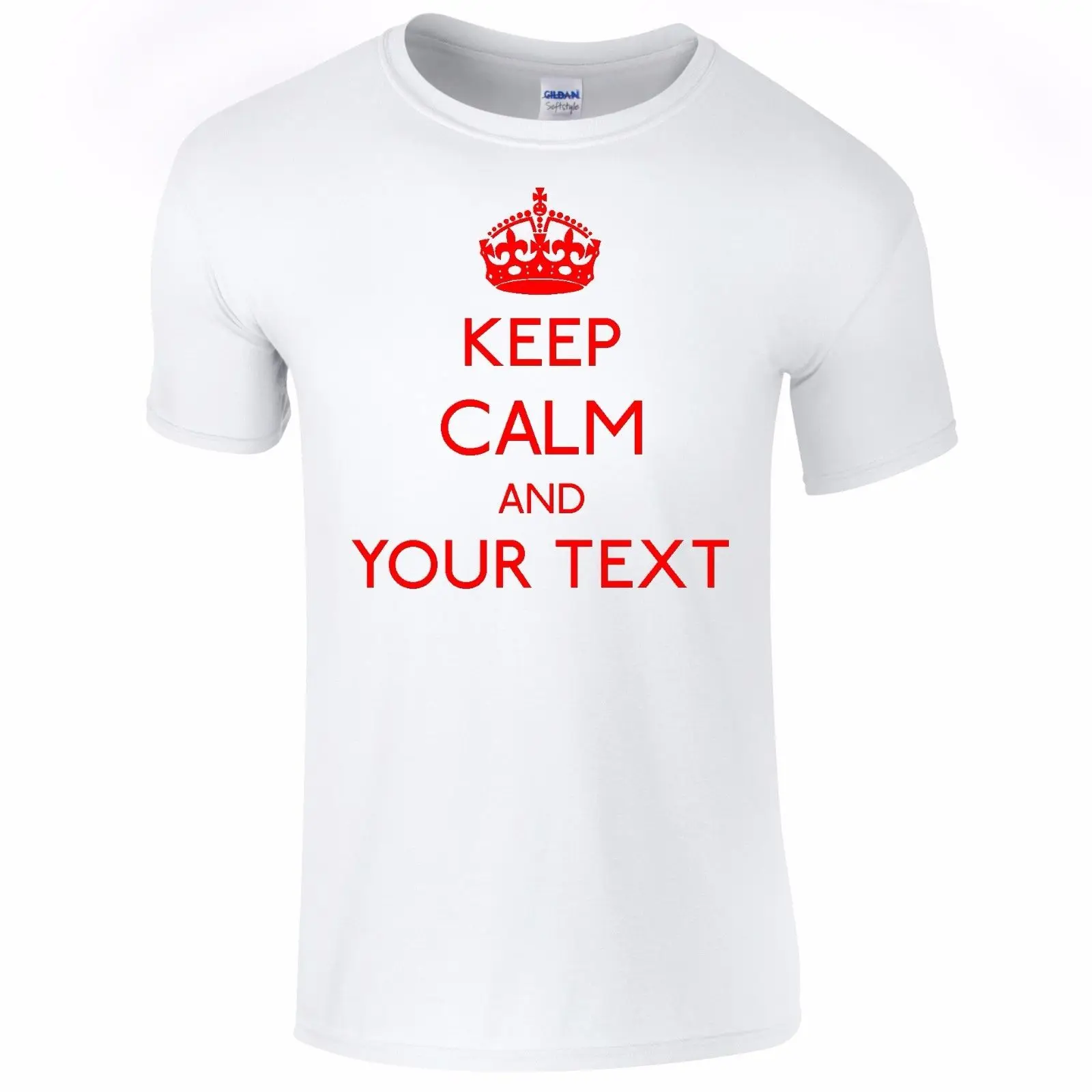 Индивидуальное сохранять спокойствие Забавный Футболка Топ Tumblr новинка подарок