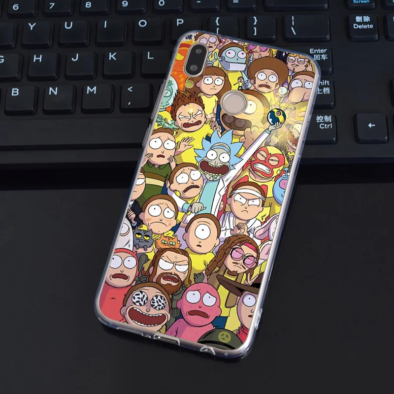 DREAMFOX L600 Rick And Morty Мягкий силиконовый чехол из ТПУ для Huawei Honor 6a 6C 7X9 10 P20 P30 Lite Pro P Smart