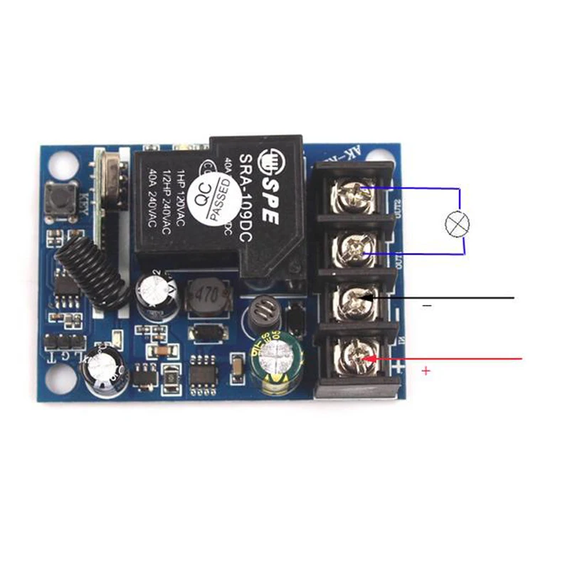 Sleeplion 12-48 В 12 24 36 48 40A 1CH RF Беспроводной удаленного Управление переключатель