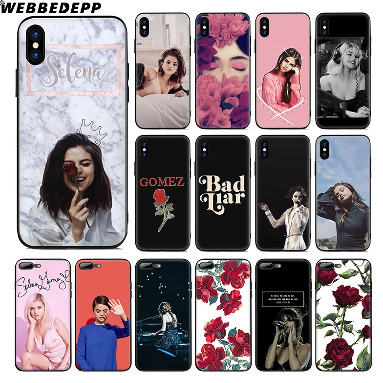 Мягкий силиконовый чехол WEBBEDEPP Selena Gomez Singer для Apple iPhone 11 Pro Xr Xs Max X или 10 8 7 6 6S Plus 5 5S SE из ТПУ