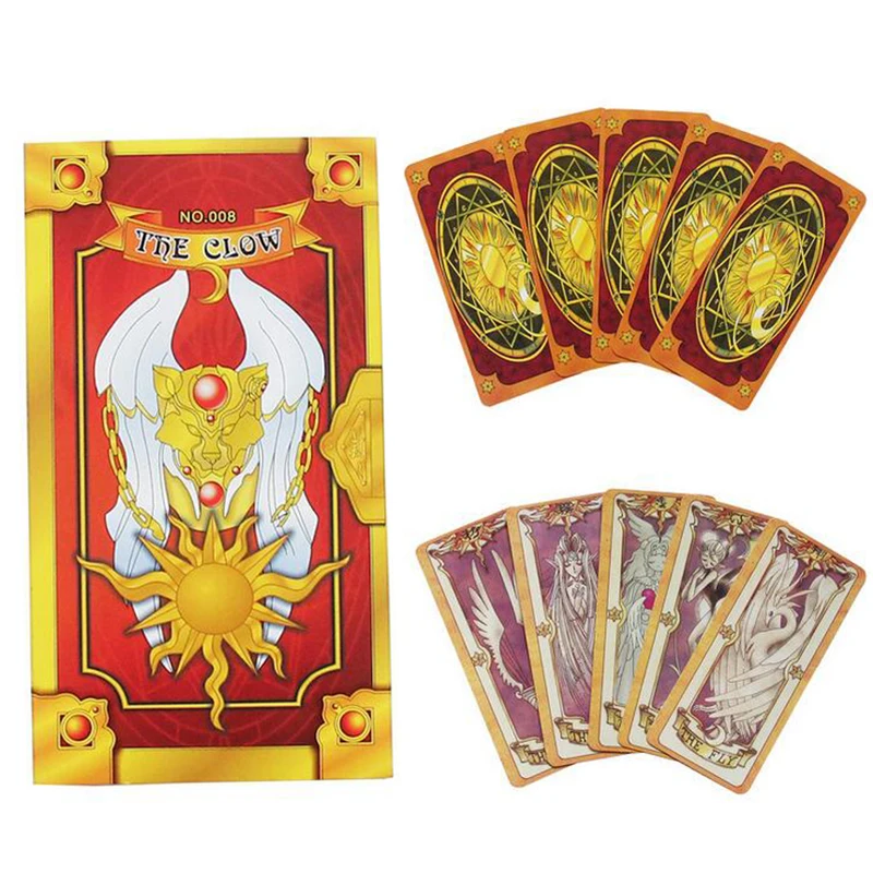 Таро Сакура КИНОМОТО Клоу колода 56 карт карточка Волшебная карта|clow cards|card captorcard