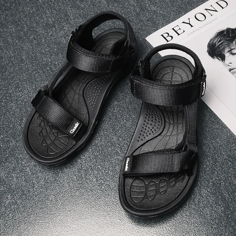 Летние мужские сандалии Комнатные тапочки Обувь для отдыха Пляжные высокое