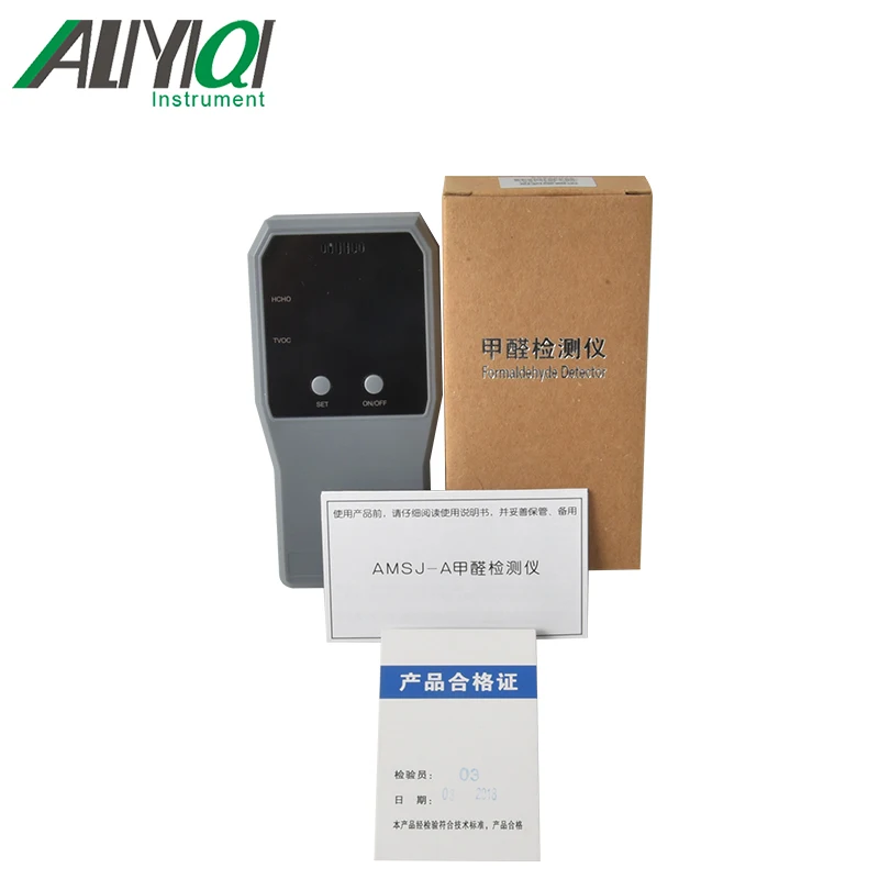 Цифровой детектор формальдегида AMSJ портативный анализатор HCHO и TVOC для дома|air