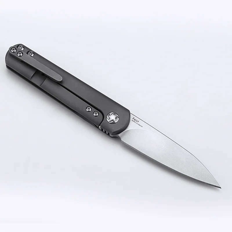 Kizer маленький карманный нож для повседневного использования Ki3499 s35vn лезвие для путешествий складное лезвие тактический Титановая рукоятка высококачественный ручной инструмент