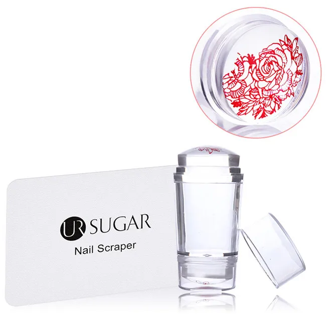 Stamper with Scrape Ur Sugar 8 мл Блестящий штамповочный Гель-лак для ногтей цветной штамповочный Гель-лак замачиваемый УФ-Гель-лак для пластина для стемпинга для нейл-арта - Цвет: Stamper with Scrape
