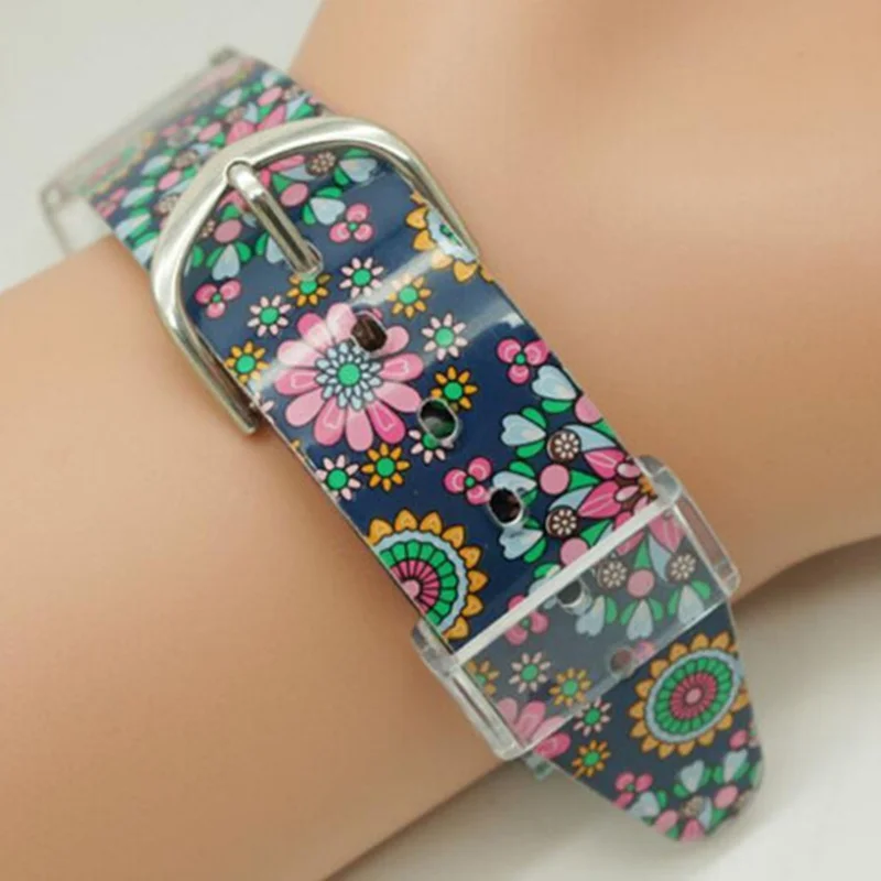 Бренд WILLIS женские водонепроницаемые часы для отдыха с цветочным узором