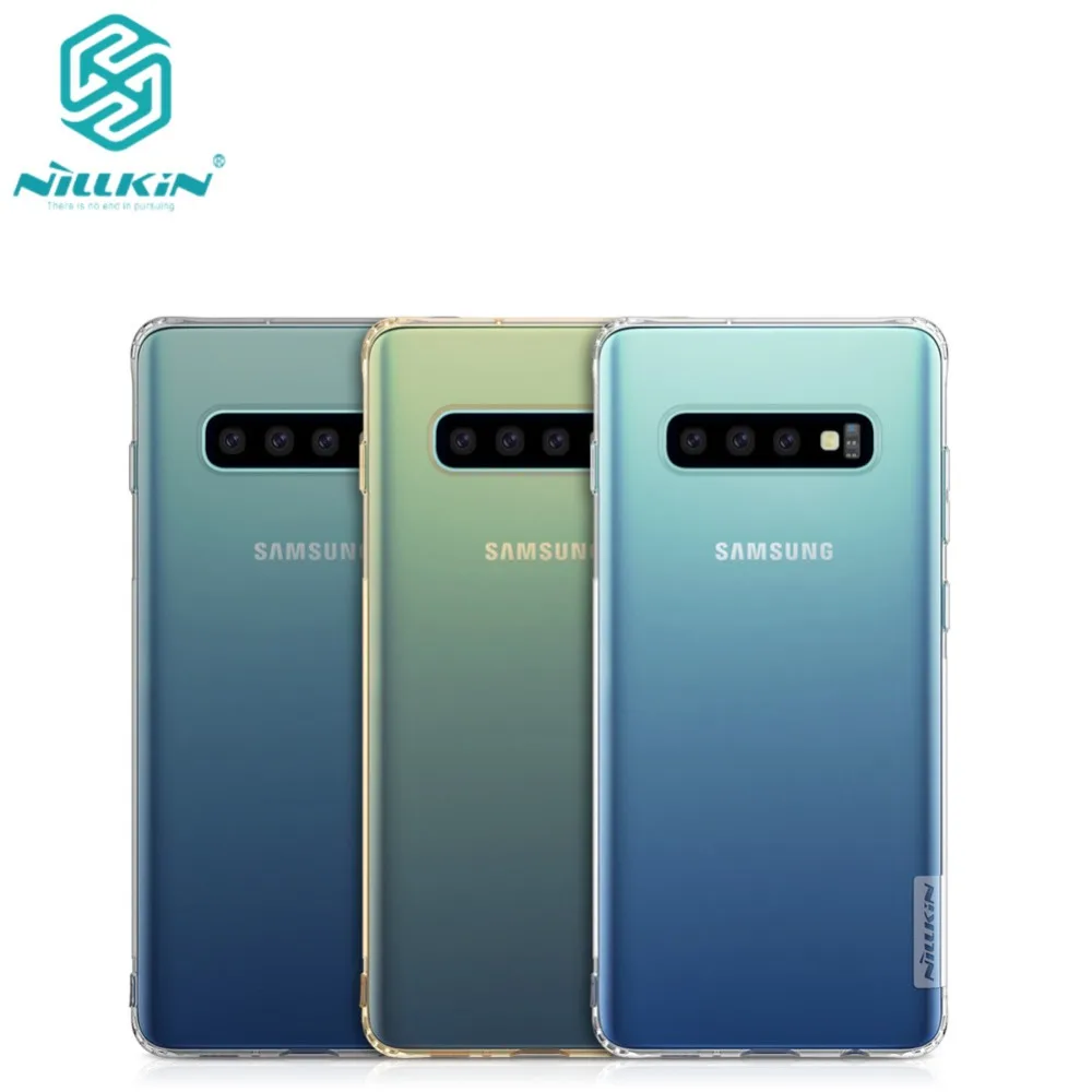 10 шт./лот чехол для телефона Samsung Galaxy S10 plus Nillkin Nature TPU мягкий чехол|Бамперы| |