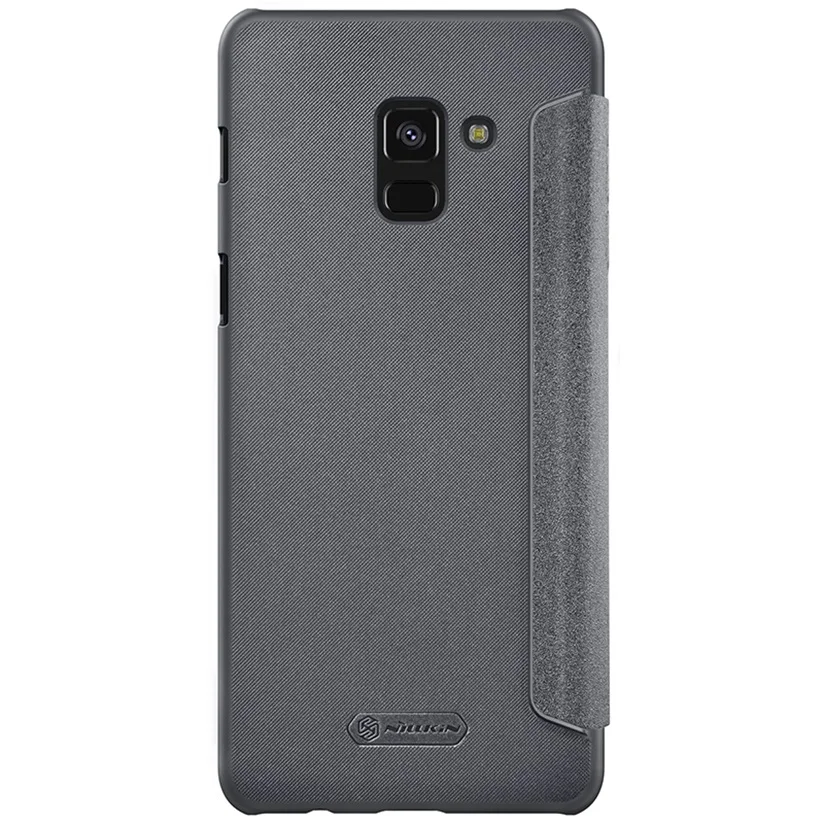 Чехол NILLKIN Sparkle для Samsung Galaxy A8 + 2018 сверхтонкий флип-чехол из искусственной кожи Plus