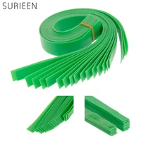 10pcs 0 8mm thick natural latex slingshots flat rubber bands strong elastic parts rubber bands hunting catapult 20mm12mm width