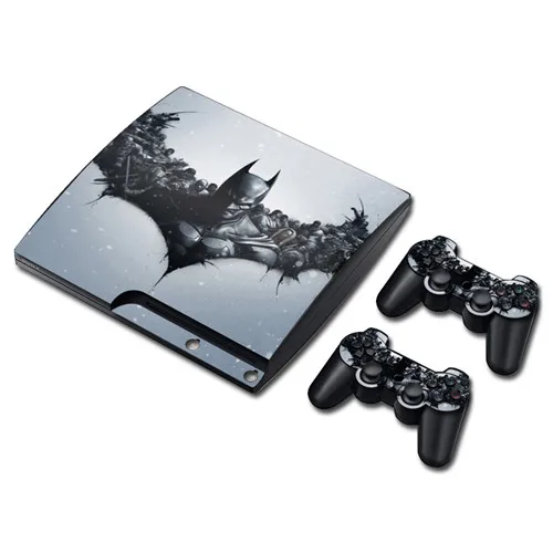 DC Бэтмен Джокер Харли Квинн Кожа Наклейка для PS3 Slim playstation 3 консоли и контроллеры для PS3 скины наклейки Винил - Цвет: 1049