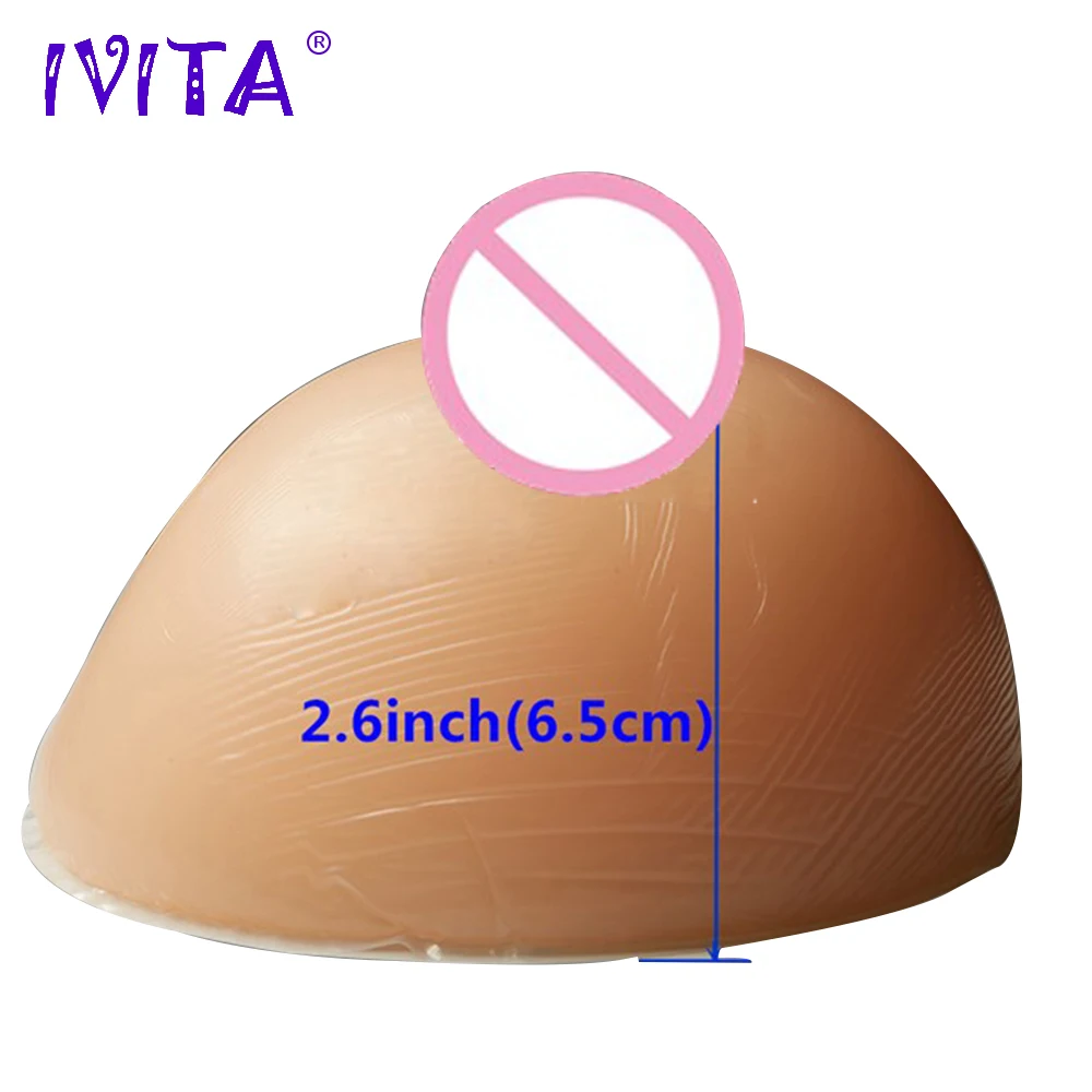 IVITA 1200 г реалистичные силиконовые формы груди поддельные усилители Трансвестит