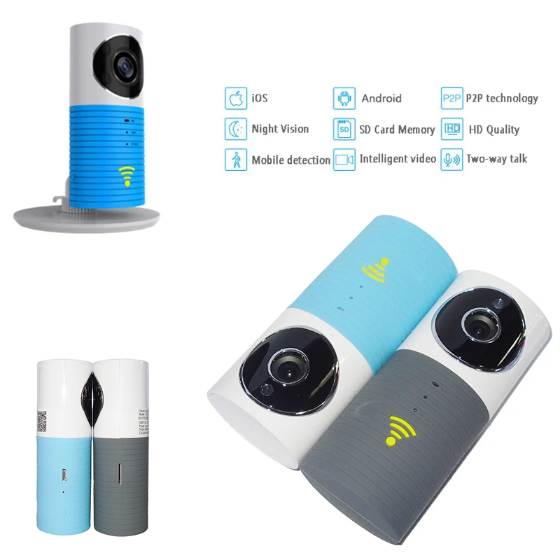 Умная ip камера CLEVE DOG домашний HD монитор мобильный WIFI беспроводной пульт