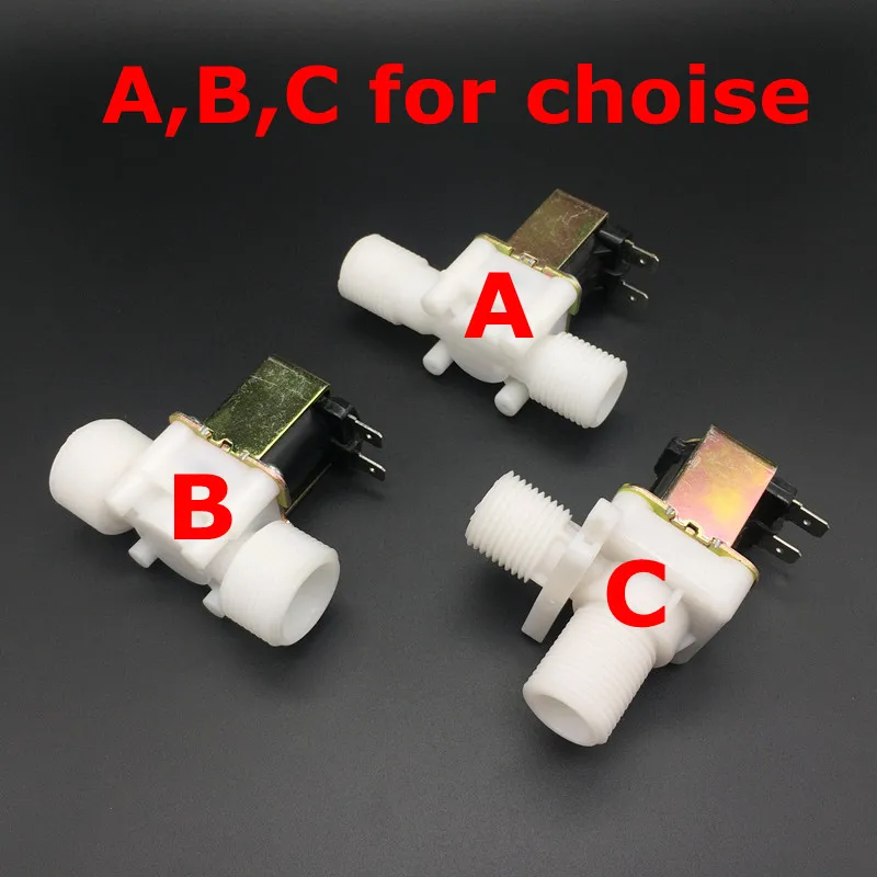 Нормально закрытый Соленоидный клапан DC12V AC220V Электрический 1/2 &quot3/4&quot впускной