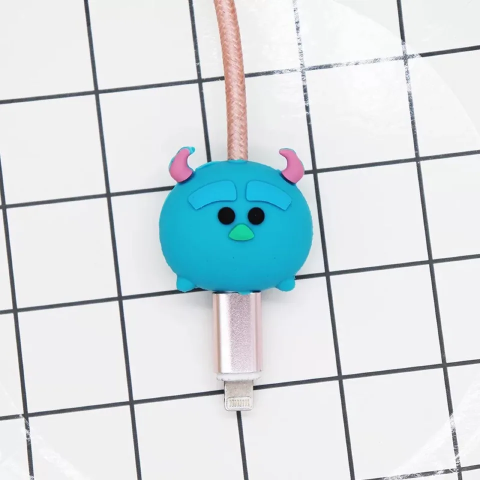Милый Кабельный органайзер с героями мультфильмов, защита от usb зарядки, шнур для передачи данных, защитный держатель, чехол, органайзер, кабель, провод - Цвет: 5