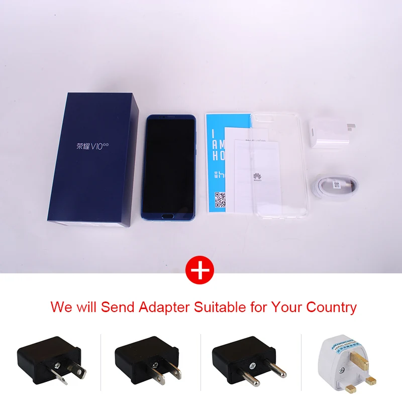 Глобальная прошивка поддержка huawei Honor вид V10 4G телефон 5 99 &quotKirin 970 Octa Core Android 8 0