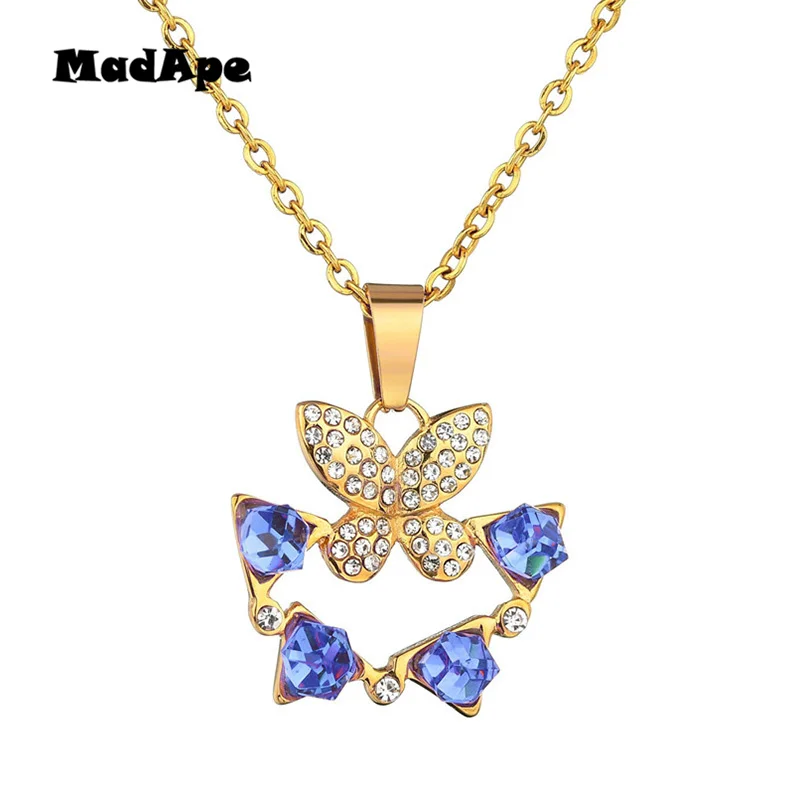 Цепочка MadApe из титановой нержавеющей стали для женщин ожерелье с
