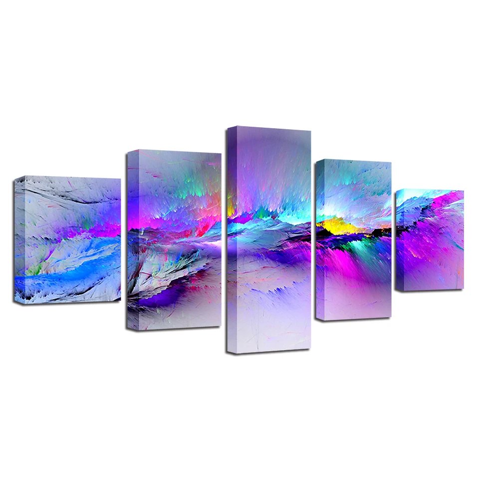 

ArtSailing 5 Piece painting abstract wall art print canvas Painting Home Decoration For Living Room HD Prints Poster Pictures