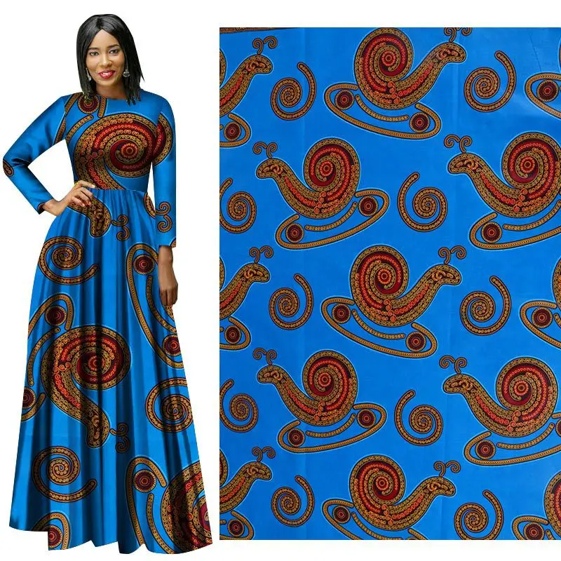 blue snail ! Wholesale of New National Wind Cotton Printed Fabric Plain Geometric in 2019 wax | Дом и сад