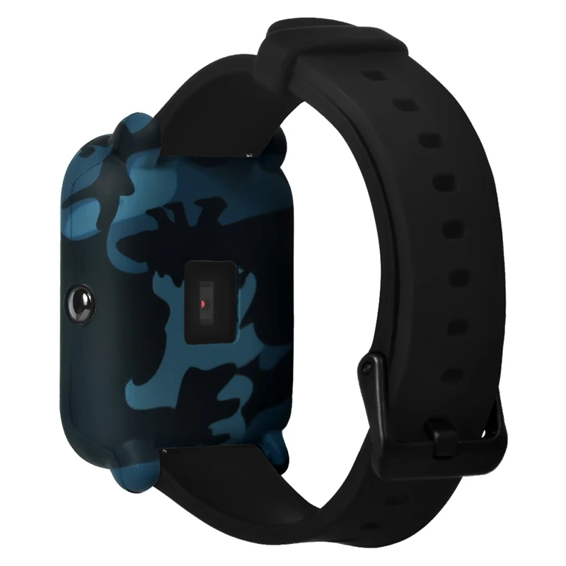 Камуфляжная тонкая мягкая защитная рамка для Xiaomi Huami Amazfit Bip Bit Youth протектор для часов оболочка пылезащитный чехол