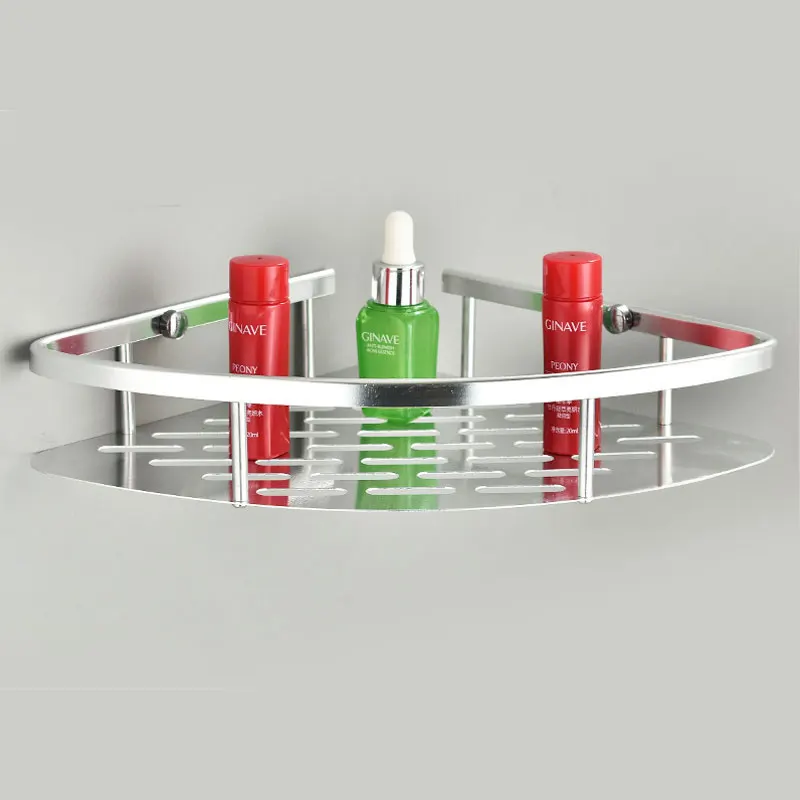 Аксессуары для ванной комнаты угловая полка крепления алюминиевая стойка